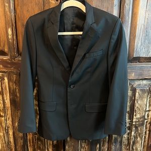 Boys Black Blazer 14